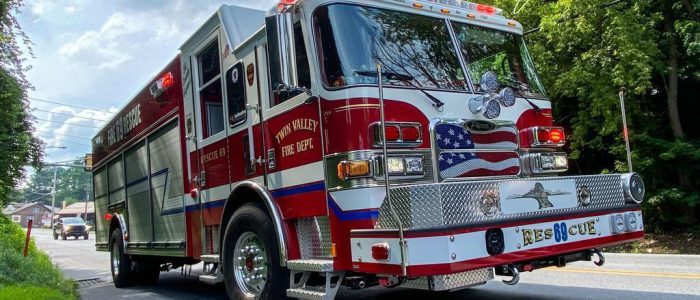Twin Valley fire truck