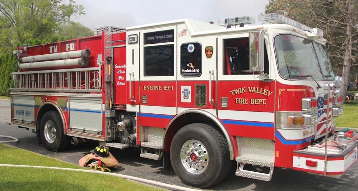 Twin Valley Fire Department truck